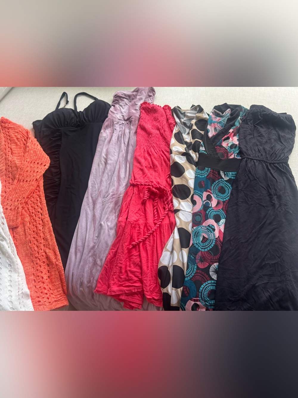 Guess, Maurices, Old Navy Women’s Dresses Swim Top Cardigan Lot of 8 XS/S